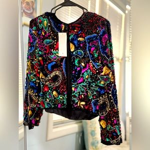 NWT vintage embroidered jacket